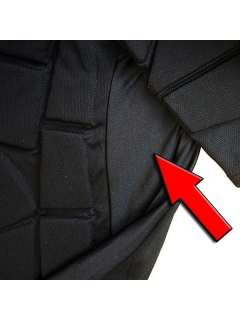 CHEST PROTECTOR BLACK EAGLE NOIR (Matière latérale élastique)