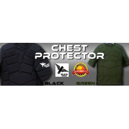 CHEST PROTECTOR BLACK EAGLE NOIR