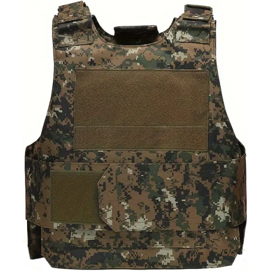 GILET DE PROTECTION PORTE-PLAQUES LÉGER DIGITAL CAMO