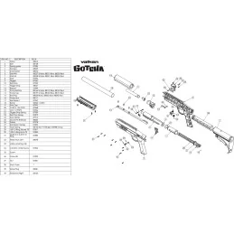 VALKEN GOTCHA BUCKING PIÈCE N°15 (88036 BLEU)