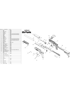 VALKEN GOTCHA BUCKING PIÈCE N°15 (88036 BLEU)