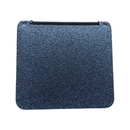 MIROIR DE MAQUILLAGE COMPACT PLIABLE DOUBLE FACE CARRÉ NOIR