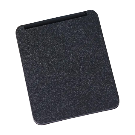 MIROIR DE MAQUILLAGE PORTABLE PLIANT DOUBLE FACE RECTANGULAIRE NOIR