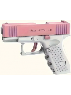 PISTOLET À EAU GLOCK 17 ROSE/BLANC