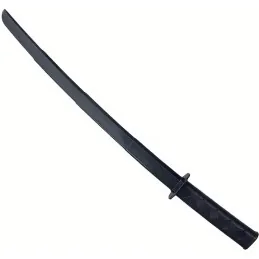 KATANA RÉTRACTABLE PLASTIQUE NOIR (68cm)