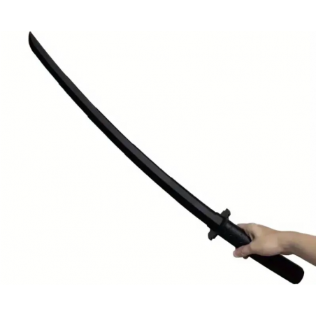 KATANA RÉTRACTABLE PLASTIQUE NOIR (68cm)