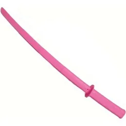 KATANA RÉTRACTABLE PLASTIQUE ROSE (68cm)