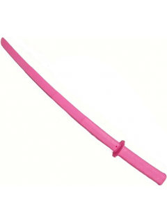 KATANA RÉTRACTABLE PLASTIQUE ROSE (68cm)