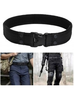 CEINTURE TACTIQUE MILITAIRE EN NYLON NOIR