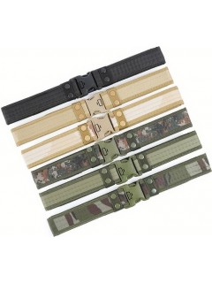 CEINTURE TACTIQUE MILITAIRE EN NYLON NOIR