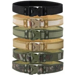 CEINTURE TACTIQUE MILITAIRE EN NYLON NOIR