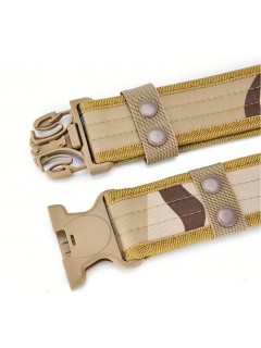 CEINTURE TACTIQUE MILITAIRE EN NYLON CAMO DESERT