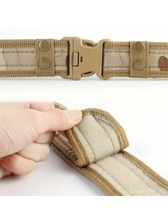 CEINTURE TACTIQUE MILITAIRE EN NYLON CAMO DESERT