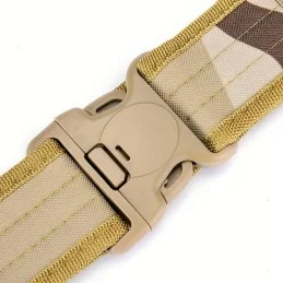 CEINTURE TACTIQUE MILITAIRE EN NYLON CAMO DESERT