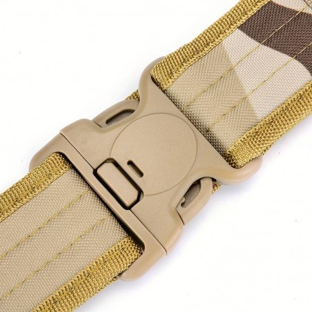 CEINTURE TACTIQUE MILITAIRE EN NYLON CAMO DESERT