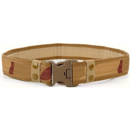 CEINTURE TACTIQUE MILITAIRE EN NYLON CAMO DESERT