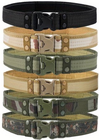 CEINTURE TACTIQUE MILITAIRE EN NYLON TAN