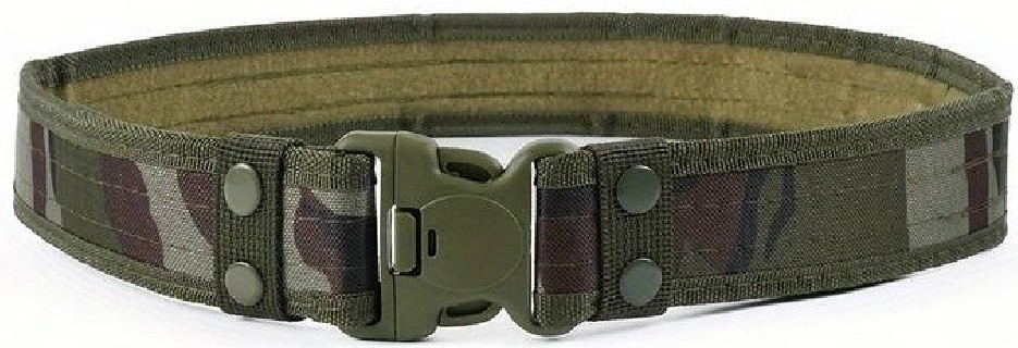 CEINTURE TACTIQUE MILITAIRE EN NYLON CAMO WOODLAND