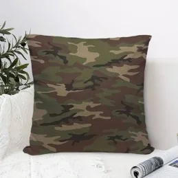 HOUSSE DE COUSSIN MILITAIRE CAMOUFLAGE WOODLAND (45x45cm)