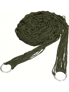 HAMAC EN CORDAGE NYLON VERT