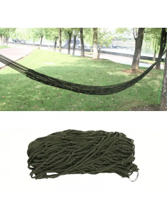 HAMAC EN CORDAGE NYLON VERT