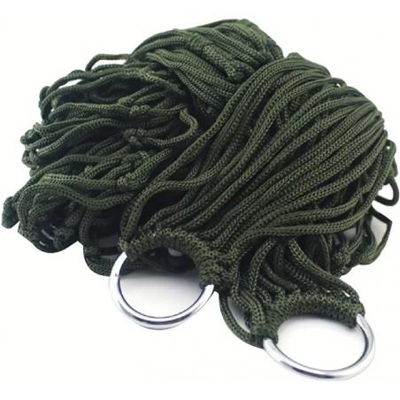 HAMAC EN CORDAGE NYLON VERT