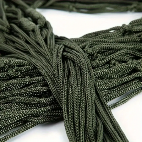 HAMAC EN CORDAGE NYLON VERT