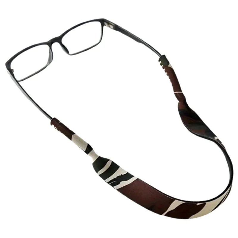 SANGLE DE LUNETTES NÉOPRÈNE CAMOUFLAGE WOODLAND FONCÉ