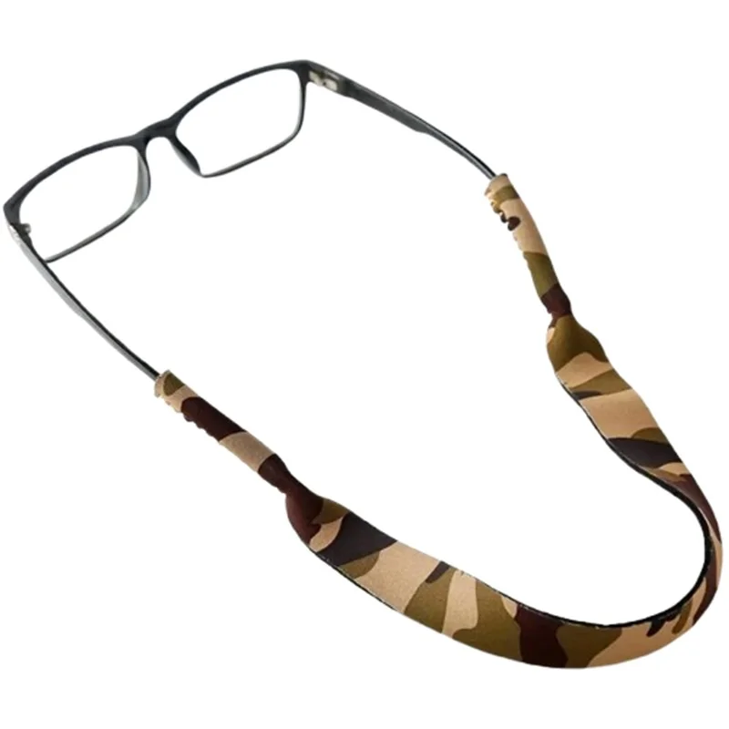 SANGLE DE LUNETTES NÉOPRÈNE CAMOUFLAGE WOODLAND CLAIR