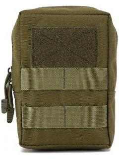 POCHE EDC/UTILITAIRE AVEC SYSTÈME MOLLE VERT