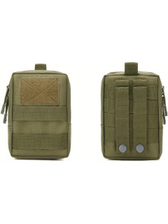 POCHE EDC/UTILITAIRE AVEC SYSTÈME MOLLE VERT