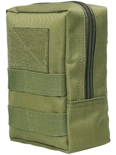 POCHE EDC/UTILITAIRE AVEC SYSTÈME MOLLE VERT