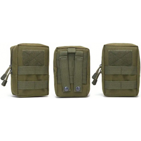 POCHE EDC/UTILITAIRE AVEC SYSTÈME MOLLE VERT