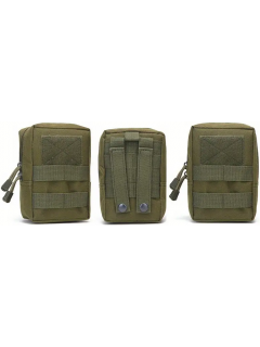 POCHE EDC/UTILITAIRE AVEC SYSTÈME MOLLE VERT