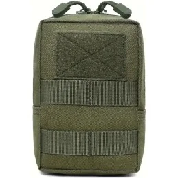 POCHE EDC/UTILITAIRE AVEC SYSTÈME MOLLE VERT