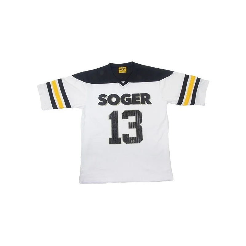 T-SHIRT SOGER NUMBER 13 BLANC/NOIR