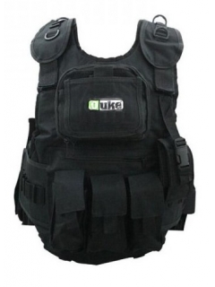 GILET TACTIQUE DUKE 4+2+porte bouteille NOIR 