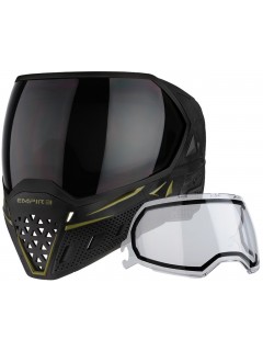 MASQUE EMPIRE EVS THERMAL BLACK/OLIVE (pack 2 écrans)