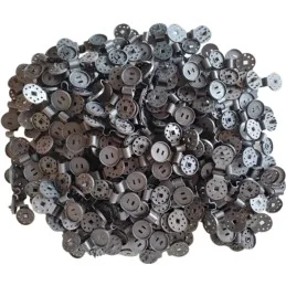 LOT 200 CLIPS ROND NOIR ∅ 2,8cm POUR FILET PAINTBALL/AIRSOFT/BRISE-VUE