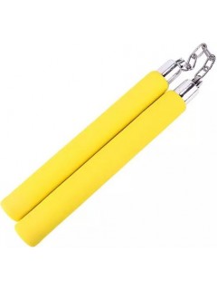 NUNCHAKU D'ENTRAINEMENT EN MOUSSE JAUNE