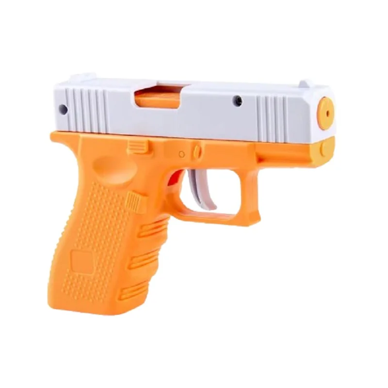 PISTOLET À EAU GLOCK 17 ORANGE/BLANC