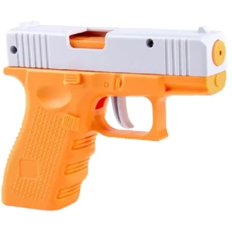 PISTOLET À EAU GLOCK 17 ORANGE/BLANC