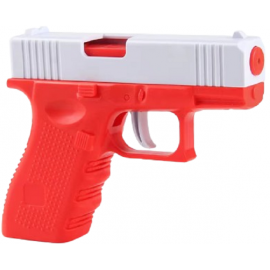 PISTOLET À EAU GLOCK 17 ROUGE/BLANC