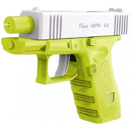 PISTOLET À EAU GLOCK 17 VERT/BLANC