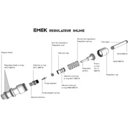 SPARES KIT PLANET ECLIPSE EMEK CAL.68 (BOX)