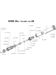 SPARES KIT PLANET ECLIPSE EMEK CAL.68 (BOX)