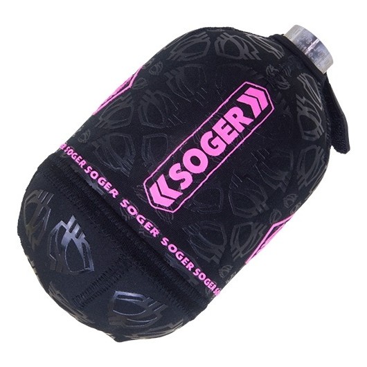 HOUSSE DE BOUTEILLE SOGER PROTEK 0.8L BLACK/PINK