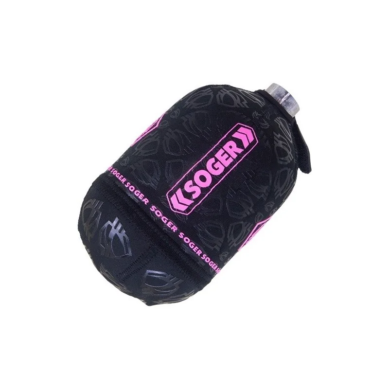 HOUSSE DE BOUTEILLE SOGER PROTEK 0.8L BLACK/PINK