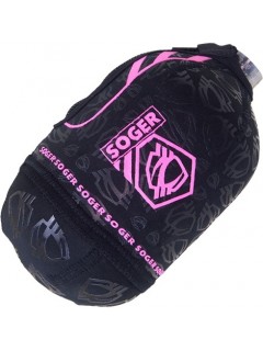 HOUSSE DE BOUTEILLE SOGER PROTEK 0.8L BLACK/PINK