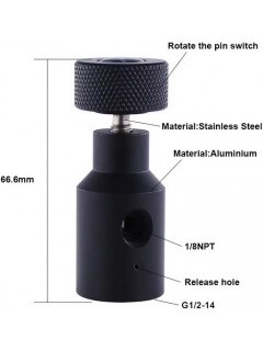 ADAPTATEUR ON/OFF 1 SORTIE POUR STATION DE REMPLISSAGE CO2 OU FLEXIBLE MAMBA